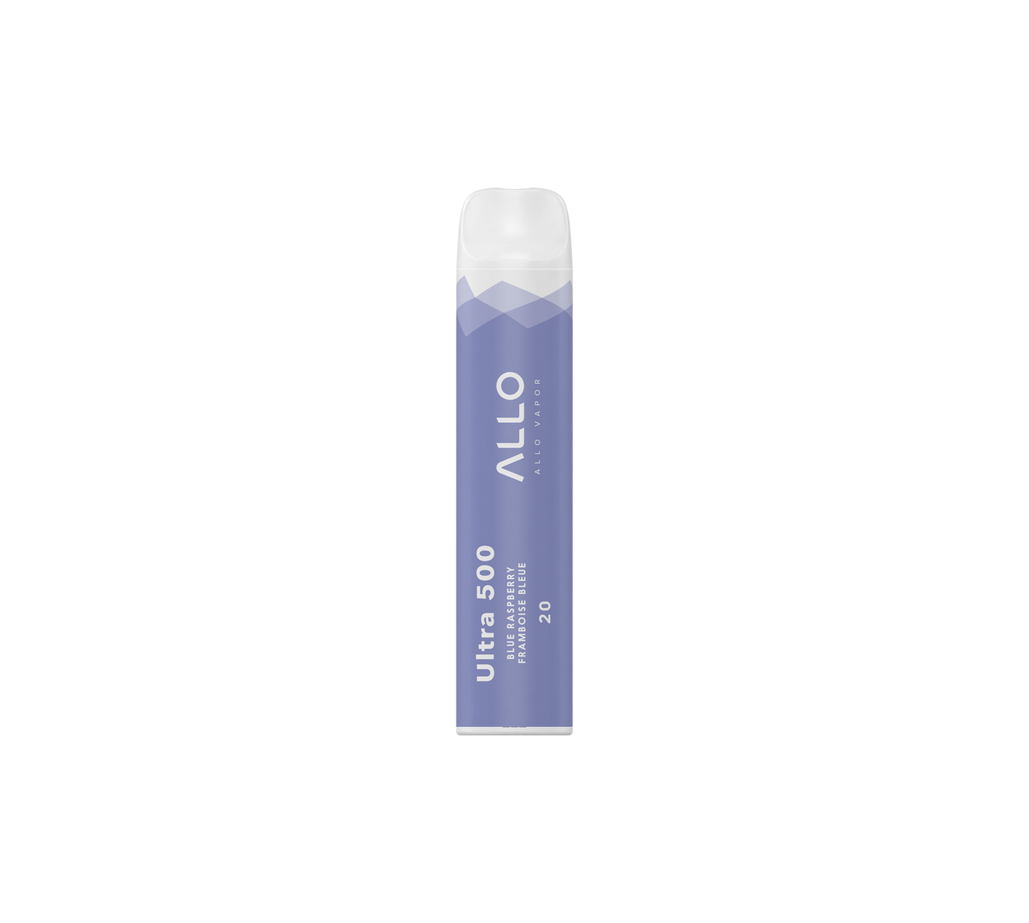 Allo 500 Disposable – Blue Raspberry, tangy and sweet blue raspberry flavour, 20mg nicotine strength, up to 500 puffs