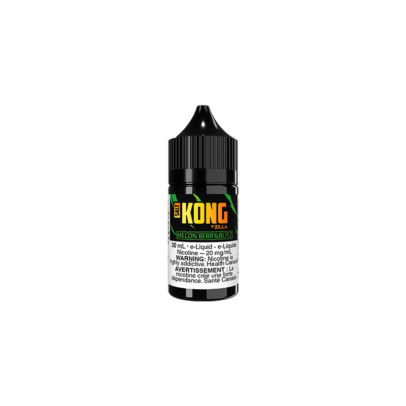 Melon Berry Blitz by Kong Salt by Zilla – Watermelon and mixed berries with a frosty finish, 30mL bottle with 20mg nicotine salt for refillable pod devices