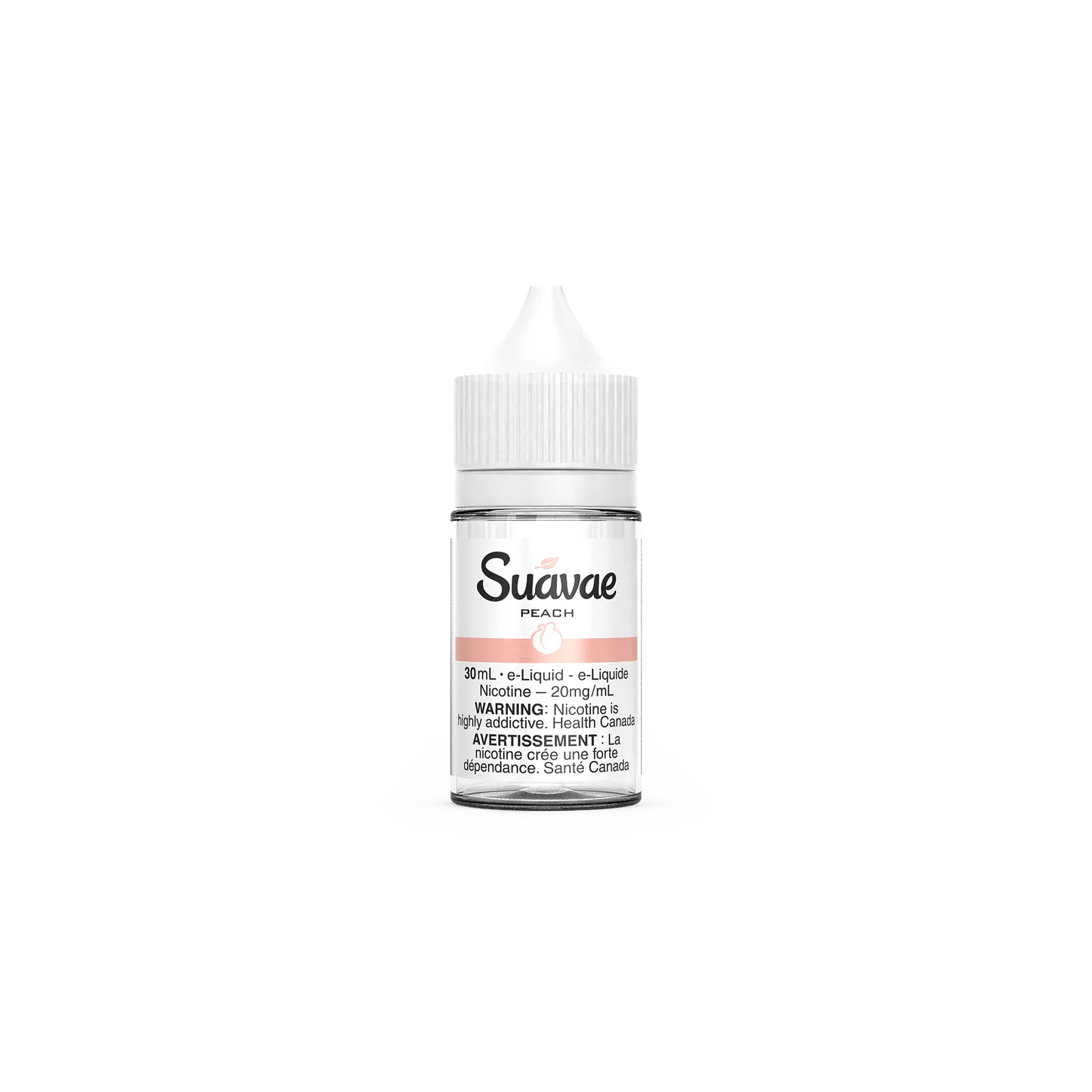 Suavae Peach Nic Salts – 30mL E-Liquid for pod vapes and refillable devices