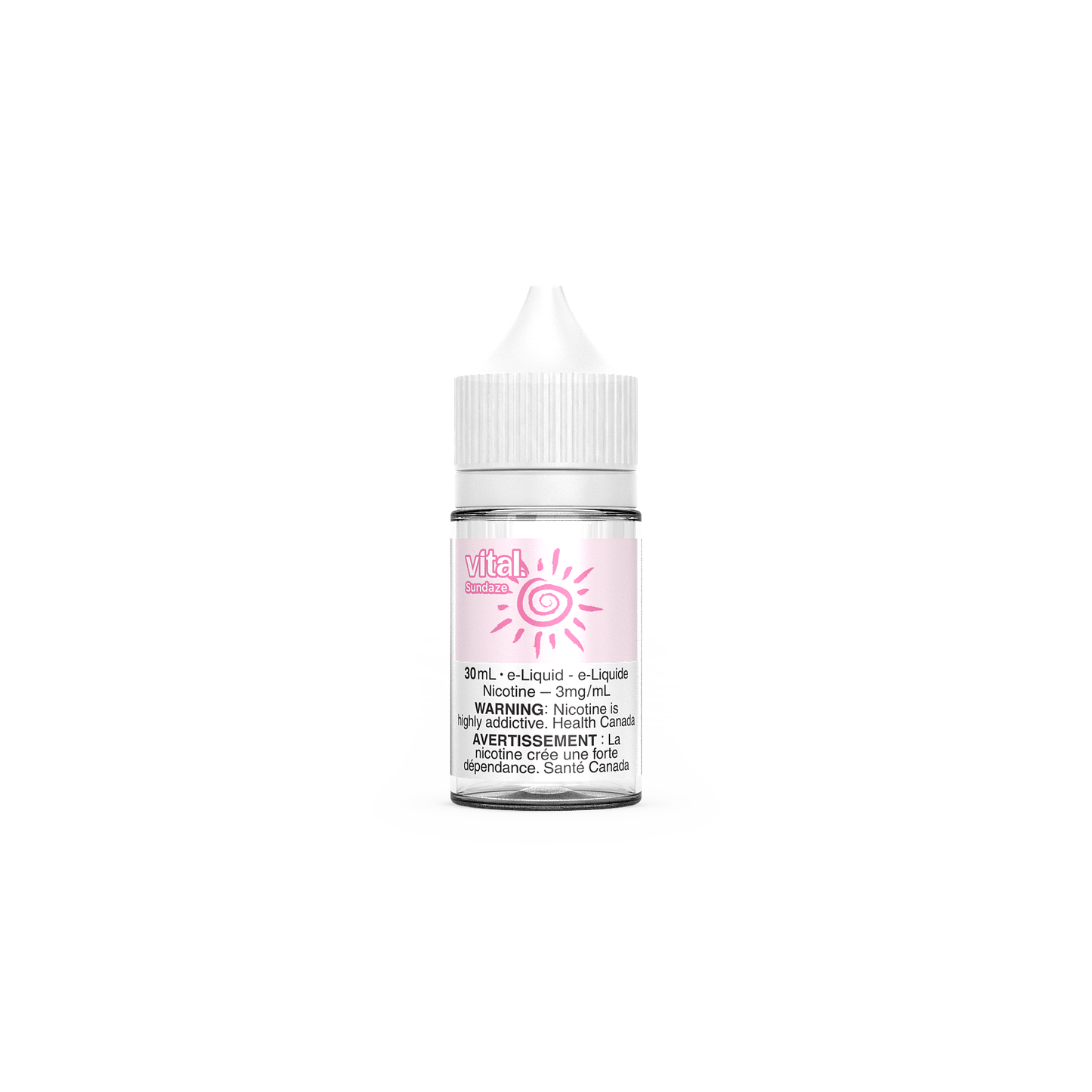 Vital E-Liquid – Sundaze, 30mL bottle with 20mg/mL nicotine salt, crafted for smooth performance in refillable pod systems