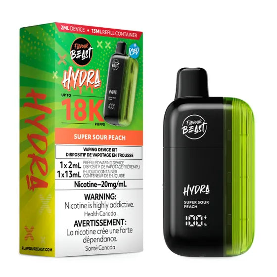 FLAVOUR BEAST HYDRA 18K - SUPER SOUR PEACH