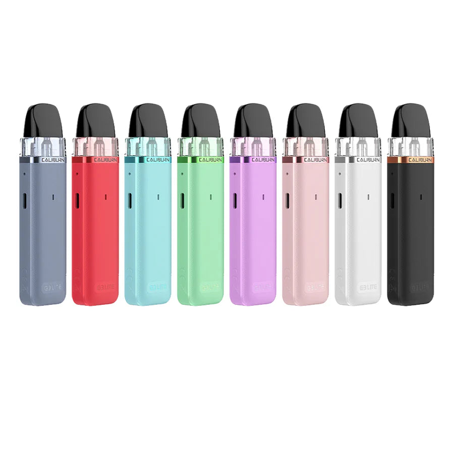 Uwell Caliburn G3 Lite Pod Kit – Compact 25W pod system with 1200mAh battery, compatible with Caliburn G3 pods, featuring Pro-FOCS flavour technology, top-fill design, and dual airflow system