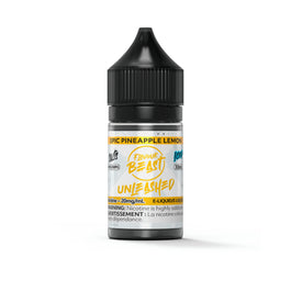 Flavour Beast Unleashed E-Liquid – Epic Pineapple Lemon, zesty pineapple and tangy lemon blend with a cool menthol finish, 30mL bottle with 20mg nicotine salt for refillable pod devices