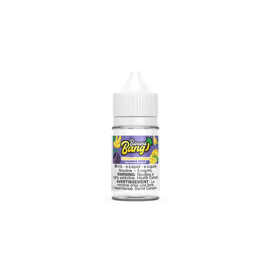 Banana Bang Mango Blueberry E-Liquid – Banana, mango, and blueberry E-Liquid, 30mL bottle with 3mg nicotine