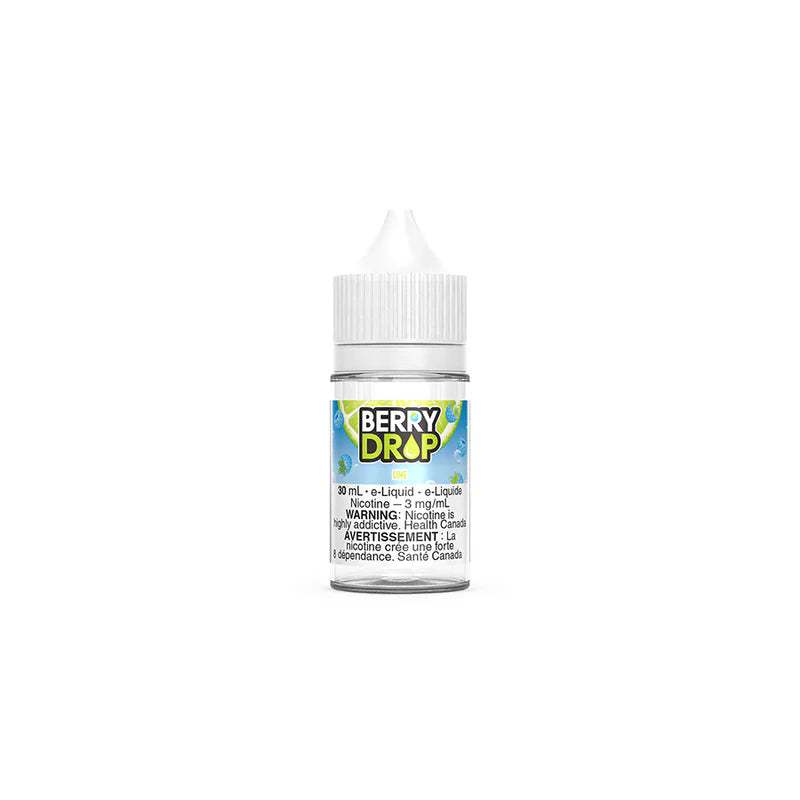 Berry Drop Lime E-Liquid – Blue raspberry and lime E-Liquid, 30mL bottle with 3mg nicotine