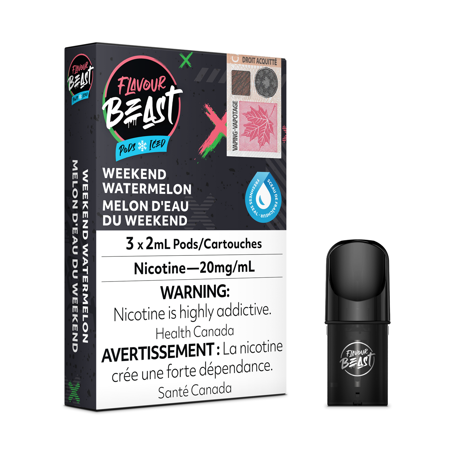 Weekend Watermelon Iced by Flavour Beast Pods