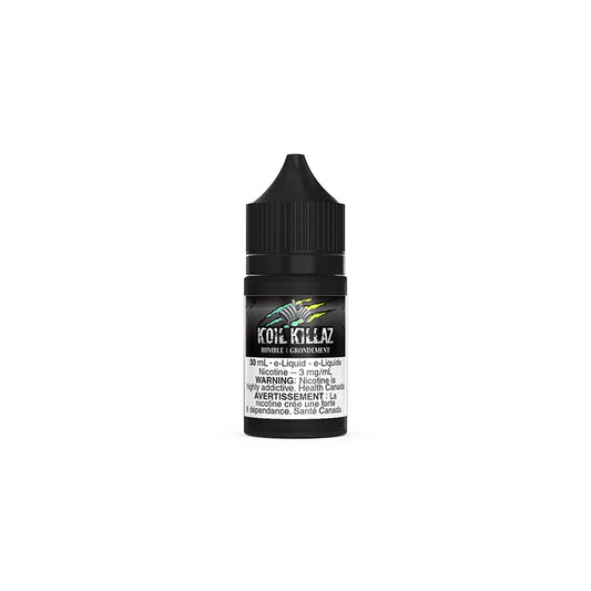 Koil Killaz Rumble E-Liquid – Mango, lychee, and guava E-Liquid, 30mL bottle with 3mg nicotine