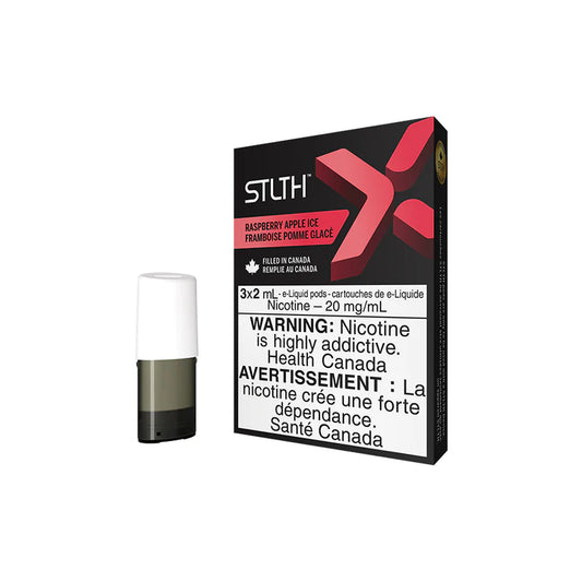  STLTH X Pod Pack – Raspberry Apple Ice, 20mg nicotine salt pods for STLTH devices