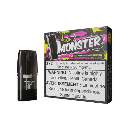 Raspberry Lemon Lime Ice by STLTH Monster