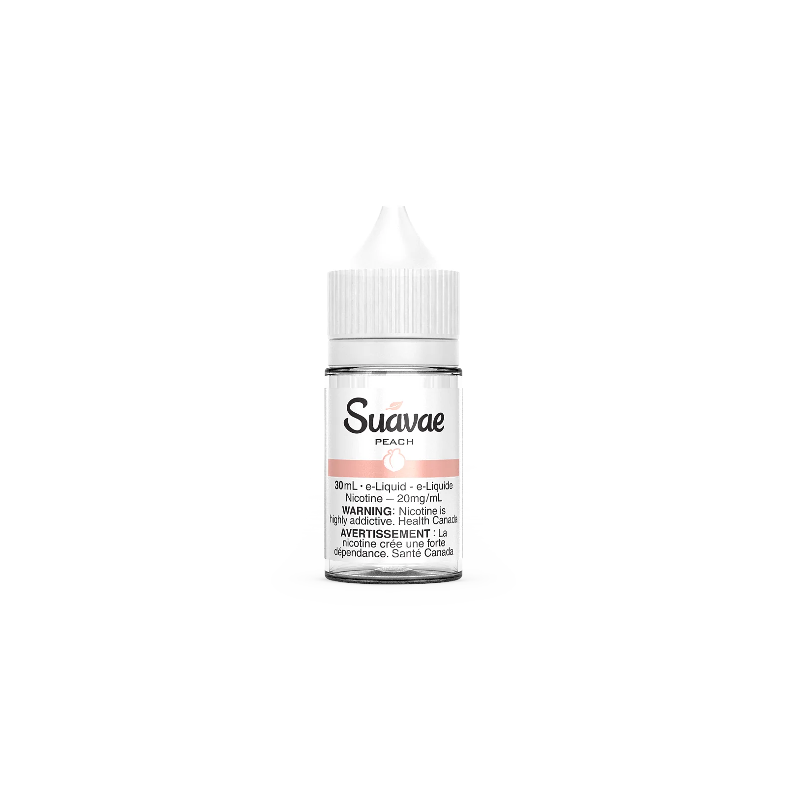 Suavae Peach Nic Salts – 30mL E-Liquid for pod vapes and refillable devices