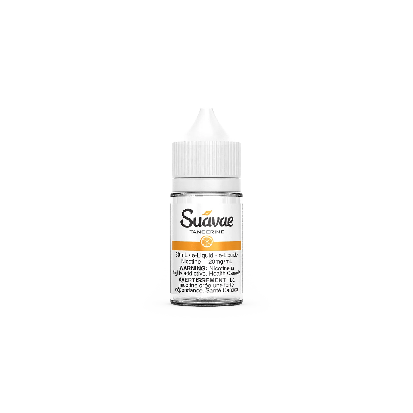 Suavae Tangerine Nic Salts – 30mL E-Liquid with 20mg nicotine for pod vapes and refillable devices