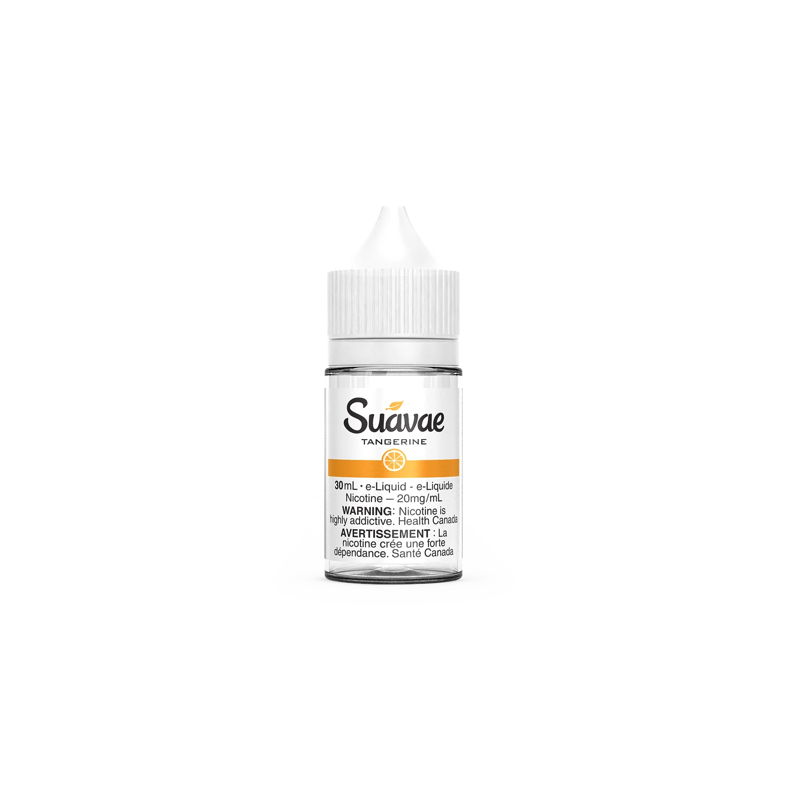 Suavae Tangerine Nic Salts – 30mL E-Liquid with 20mg nicotine for pod vapes and refillable devices