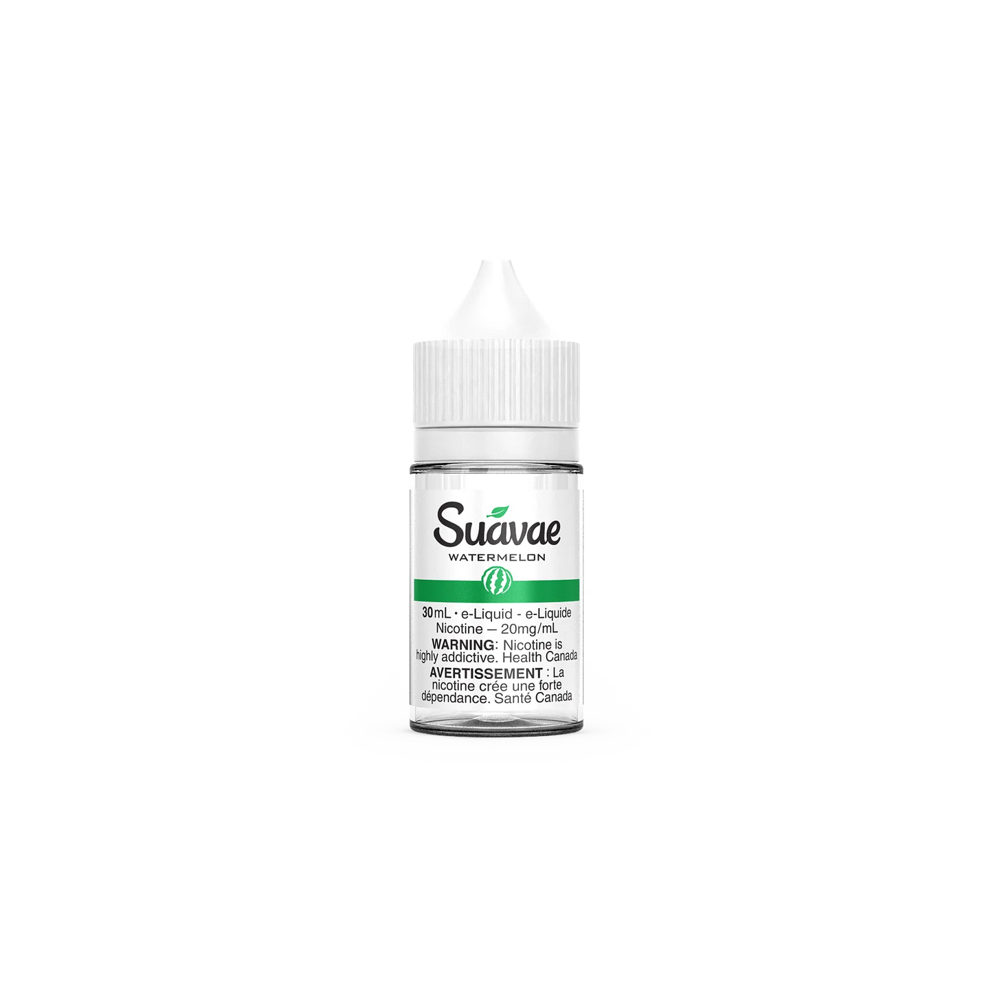 Suavae Watermelon Nic Salts – 30mL E-Liquid with 20mg nicotine for pod vapes and refillable devices