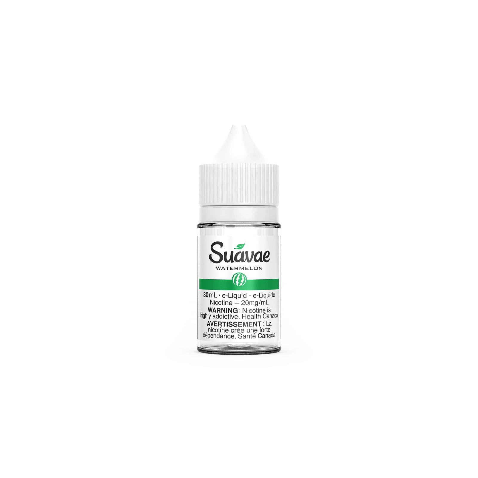 Suavae Watermelon Nic Salts – 30mL E-Liquid with 20mg nicotine for pod vapes and refillable devices