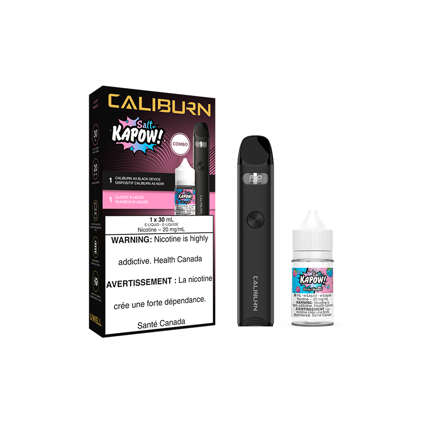 Caliburn A3 Pod Kit and Salt Bundle by Uwell Vallhund Vapes Caliburn A3 Pod Kit and Salt Bundle by Uwell Vallhund Vapes