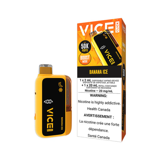 VICE CLICK DISPOSABLE 50K - BANANA ICE