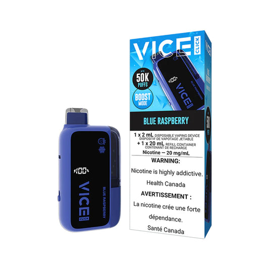 VICE CLICK DISPOSABLE 50K - BLUE RASPBERRY