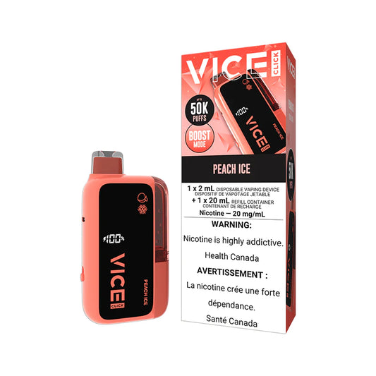 VICE CLICK DISPOSABLE 50K - PEACH ICE