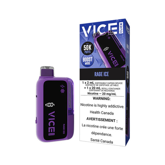 VICE CLICK DISPOSABLE 50K - RAGE ICE