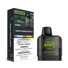 LEVEL X G2 POD GUSTO GREEN APPLE